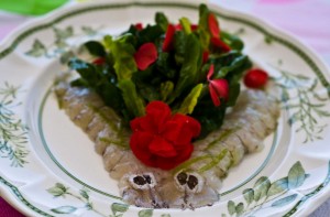 insalatina-di-sparnocchie-spinaci-e-gerani1